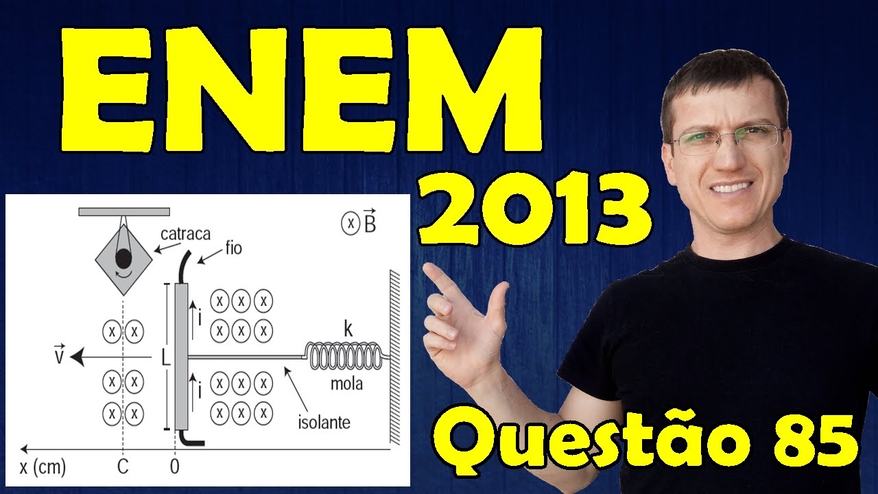 ENEM 2013 - Questão 85 resolvida (Caderno Azul) - Física - Eletricidade - Prof. Marcelo Boaro