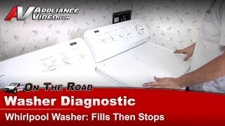 Whirlpool Washer Repair - Fills Then Stops - Lid Switch
