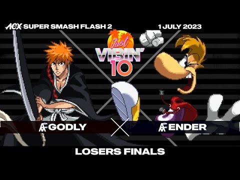 Godly (Ichigo) vs Ender (Rayman) - Losers Finals - Just Vibin' 10