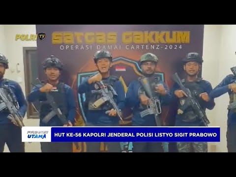 KELUARGA BESAR OPS DAMAI CARTENZ 2025 UCAPAN SELAMAT HUT KE 56 KAPOLRI