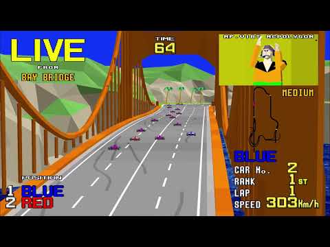 SEGA AGES Virtua Racing - Online Races (Tracker_TD vs RobotFaker) - Replay
