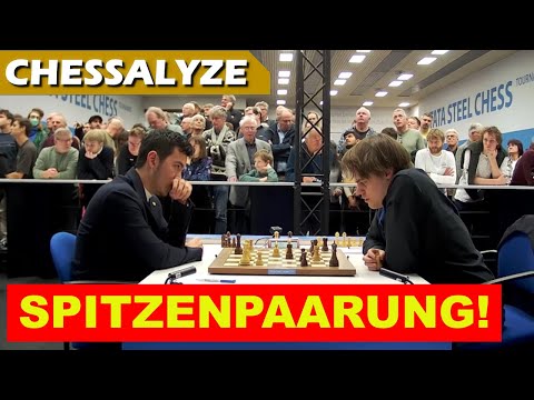 Matthias kämpft um den TURNIERSIEG! | Abdusattorov vs Blübaum | Tata Steel Chess 2026 Runde 12