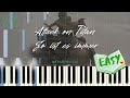 [FULL] Attack on Titan - So ist es immer EASY [Piano Tutorial] (Synthesia)