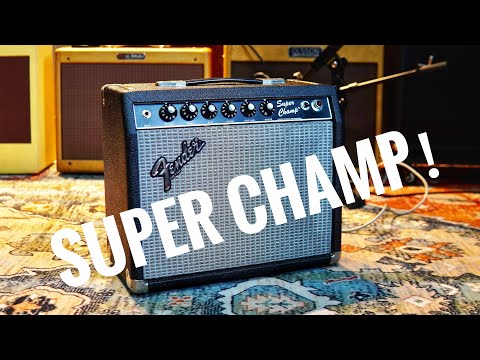 Fender Super Champ 18-Watt 1x10" Guitar Combo 1982 - 1986 - Black image 9