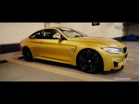 Golden BMW M4-Moscow night drift (Cj borika-No good)
