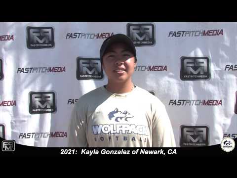 2021 Kayla Gonzalez Athletic Catcher and Outfield Softball Skills Video - Lady Wolfpack 18 Gold