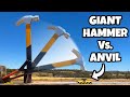 Can Our GIANT Hammer Destroy This Anvil?