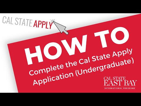 How to Apply to Cal State East Bay (Undergraduate Applicants)