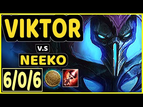 EIKA (VIKTOR) vs NEEKO - 6/0/6 KDA MID CHALLENGER GAMEPLAY - EUW
