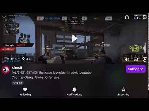 BNE VS 1WIN CS GO Albanian Comentator XHOCI