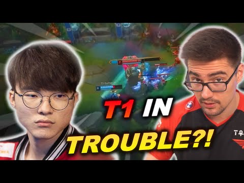 T1 vs LSB - DISASTER STRIKES - T1 FAN REACTS #LCK2022