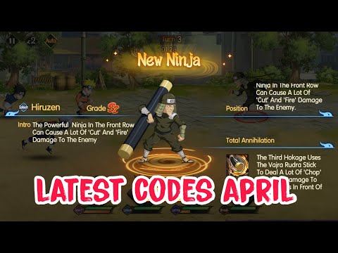 Ninja Heroes Unleashed | 2 Latest Codes April - Event Free SS Ninja | Epic Ninja God New Gift Codes