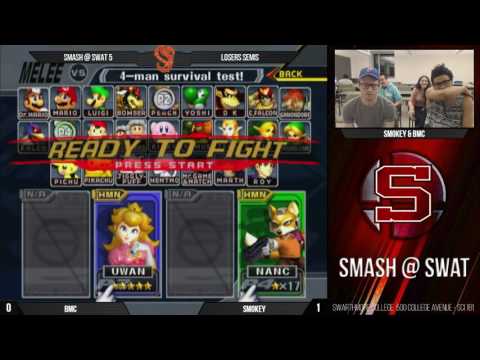 Smash @ Swat 5: BMC (Peach) vs Smokey (Fox) - Losers Semis