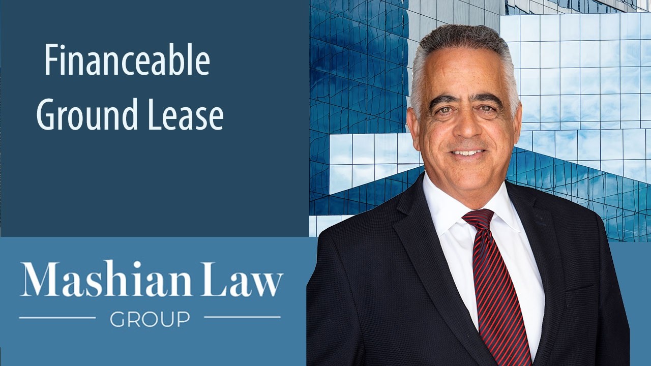 Financeable Ground Lease Key Features
