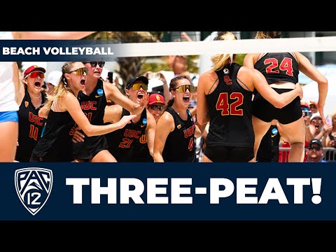 USC 3-peats as NCAA Champions, celebrates 2023 Beach Volleyball title | Highlights