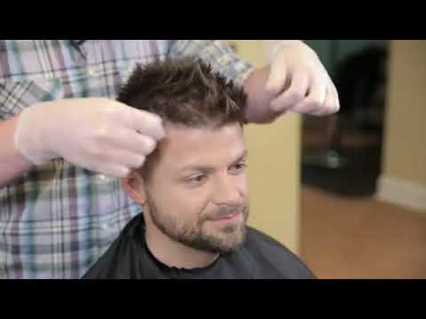 How to Color the Tips of the Ends of Men's Hair