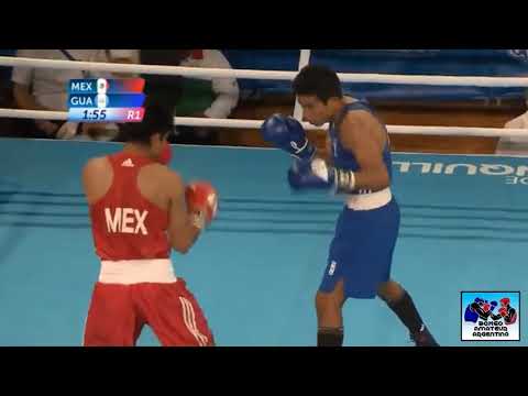 5) 52kg Miguel A  CAPILLA FLORES (MEX) 4-0 a Eddie VALENZUELA B. (GUA) - 1/4