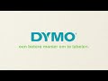 Dymo Rhino labeltape 12mmx5.5m wit op blauw 18052