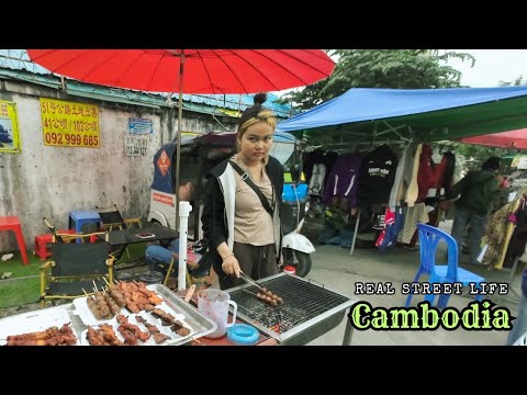 How is Cambodia nowadays? Street walk tour & street Market | Real Daily Life in Phnom Penh