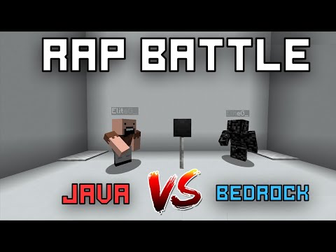 If Minecraft Java And Bedrock Had A Rap Battle...