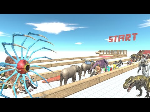 Death Run - All Unit Animals Try To Escape From The Monster - Animal Revolt Battle Simulator #arbs