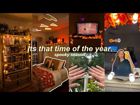 Getting into FALL SPIRIT!🍂 Decorating & fall nails