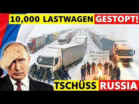 Russlands Logistik kollabiert im Winter – 10 000 Lkw legen das Land lahm