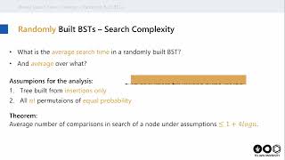 שיעור 10 - עצי חיפוש בינאריים שנבנו באופן אקראי