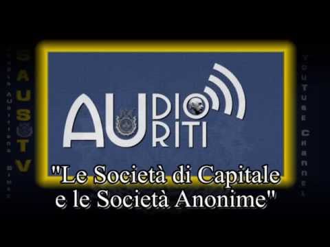 Giacinto Auriti - Le società di capitale e le società anonime - conferenza