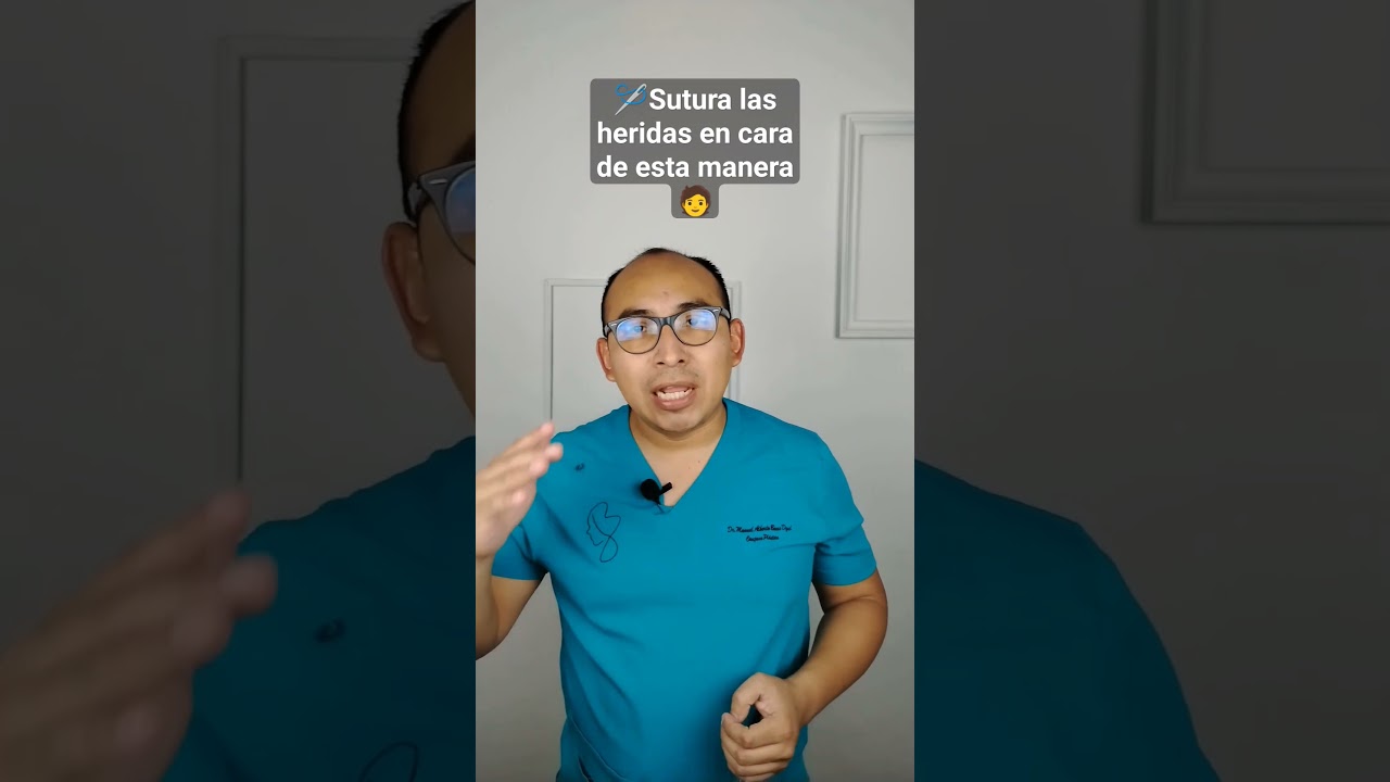 Suturas en heridas de cara