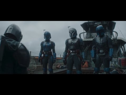 Bo Katan Rescues Mando Scene - The Mandalorian Season 2 EP3