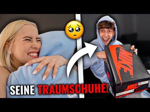 I'M GIVING MY BOYFRIEND HIS DREAM SHOES FOR HIS BIRTHDAY!❤️🥹 - Itsmisabell