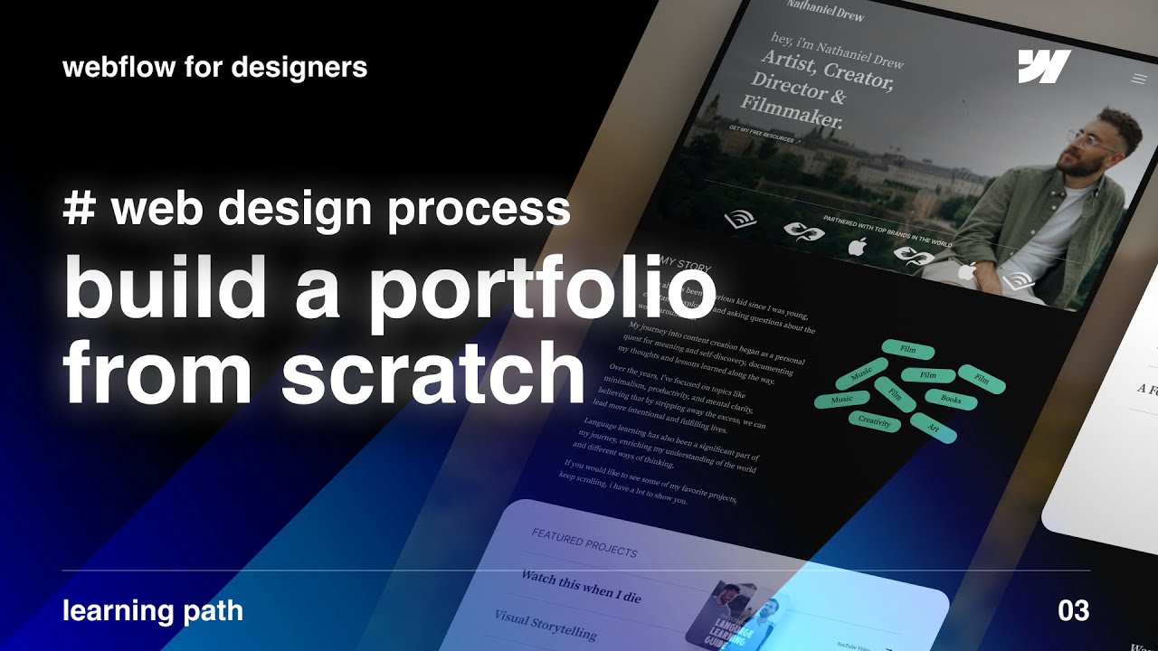 Full Web-design Process from scratch | Webflow for designers