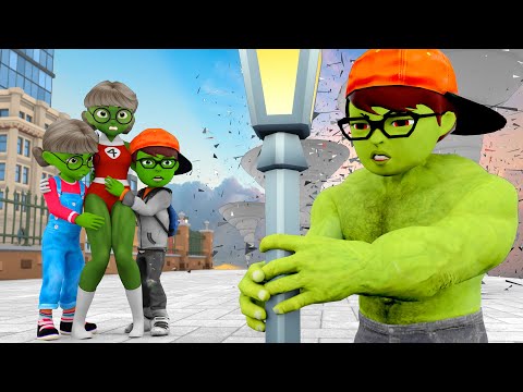 NickHulk Daddy Infection Zombie Police - Scary Teacher 3D Family Power