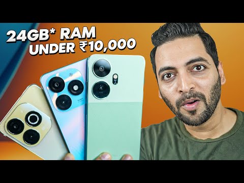 itel P55, P55+ & P55T Unboxing - 24GB* Ram 256GB & 45W Charging | Under ₹10,000 🔥