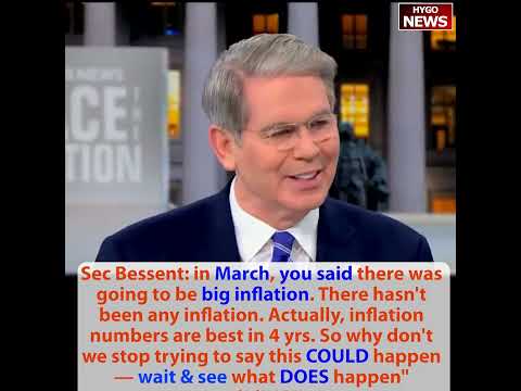 Bessent Crushes Brennan: 'In March You Said Big Inflation -- Actually, Inflation Numbers Are Best in Four Years. Stop Saying This COULD Happen, Wait and See What DOES Happen'; 'First Drop in Inflation in 4 Years'; Noem on Harvard's China Ties 'Deeply Alarming'; Jeffries: 'People Will Literally Die' -- Vought: OBBB 'Lowers Debt $1.4T'