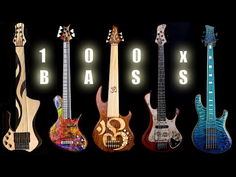 100 Amazing Bass Guitars (Cool or Weird) 4K