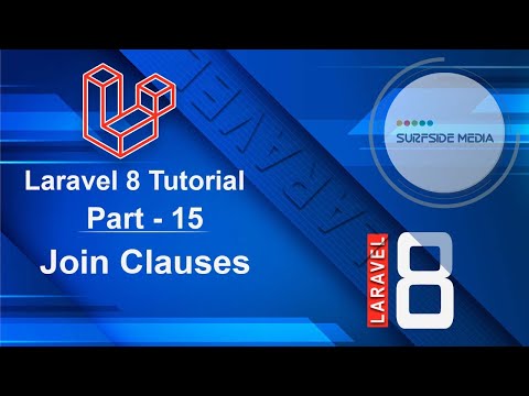Laravel 8 Tutorial Join Clauses