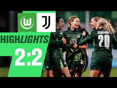 Sarai mit Kracher zum 2:2 in Minute 90.+5 🥵 | UWCL | Highlights | VfL Wolfsburg - Juventus Turin