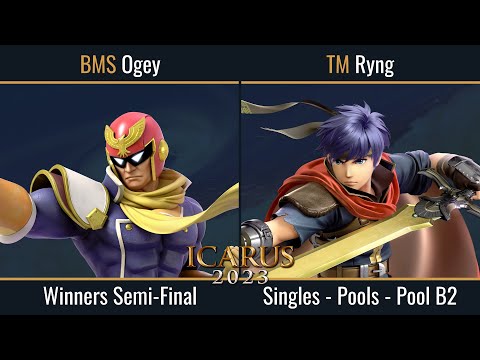 ICARUS 2023 - Ryng (Ike) vs Ogey (C. Falcon) - Pools Winners Semi-Finals