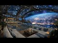 Quantara Sanctuary Data Processing Lounge Above The The Earth Space Ambient Music 4K 10 Hrs