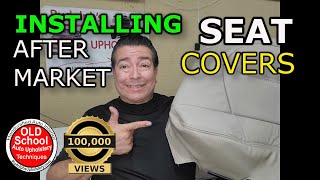 Installing Aftermarket Seat Covers Auto Upholstery DIY How To