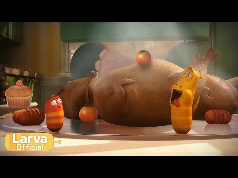 Larva Mukbang Season2 | Animation Compilation | Larva Tuba | Official