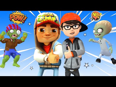 Scary Teacher 3D - Couple Nick and Subway Surfers Punish Bad Guys Giant Zombie vr Zomboss Animation