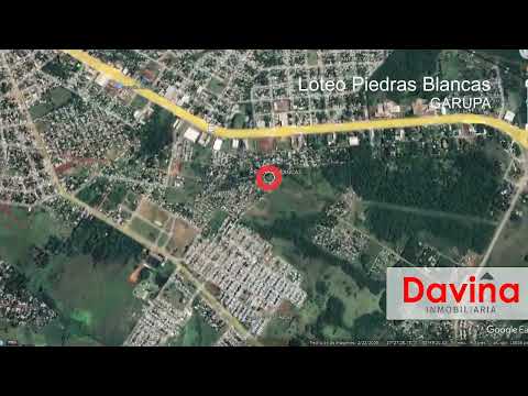 Loteo piedras blancas en Garupá. Misiones. Precios accesibles. A 300 mts de RN 12.