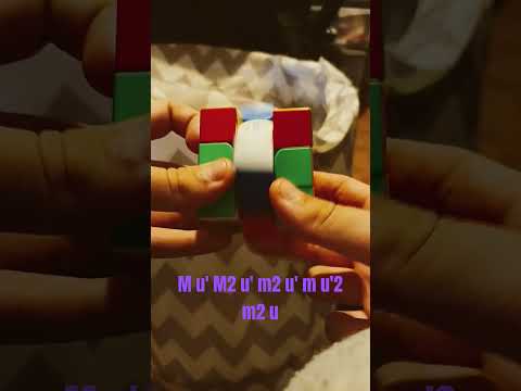 How to solve z perm #pll #cfop #cubing #gancube #rubiks #rubikscube #algorithms #jperm