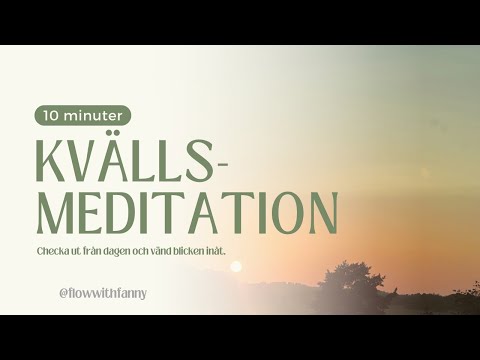 Kvällsmeditation 10 min