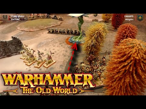 Warhammer the Old World Battle Report Tomb Kings Vs Dwarfs S01E11