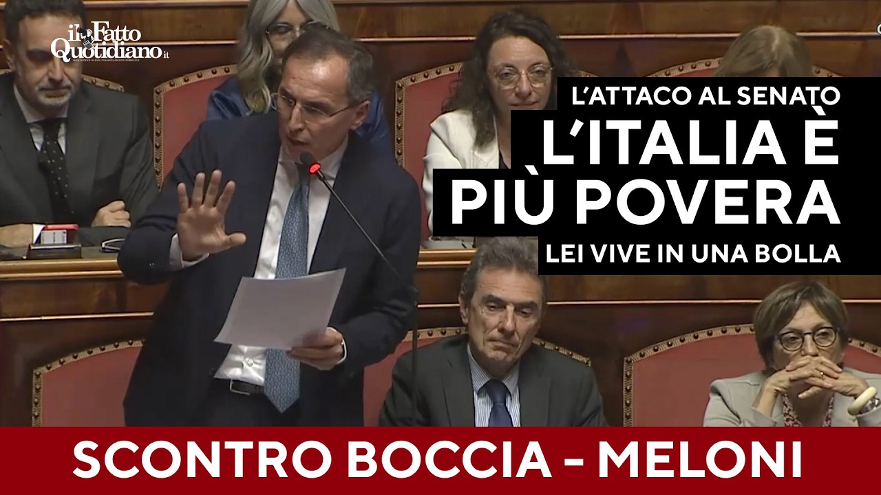 Boccia a Meloni: "Lei vive in una bolla a Palazzo Chigi". La replica: "Gli italiani non vi vogliono"