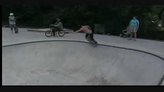 preview picture of video 'old guys  riding skateboards at Cherokee North Carolina Skatepark'